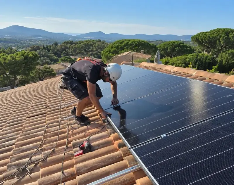 Installateur panneaux solaires Saint-André-de-Corcy — pose photovoltaïque sur toiture