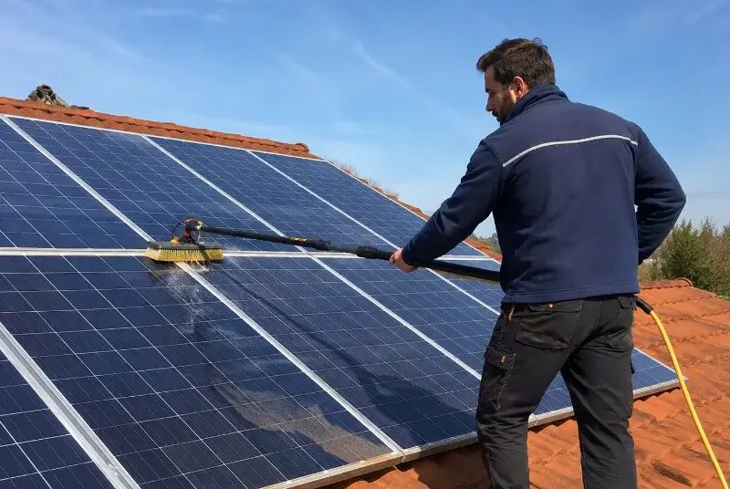 Nettoyage et entretien de panneaux solaires à Saint-André-de-Corcy